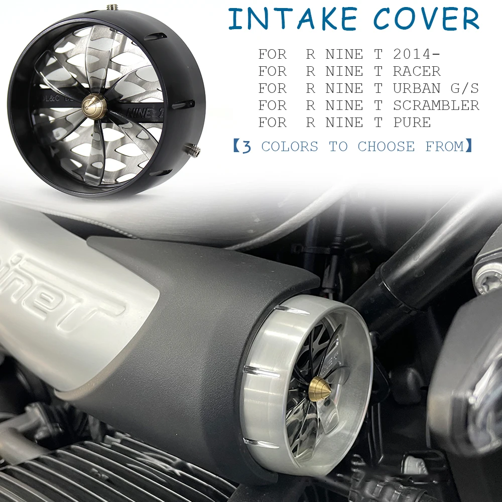 

R9T Motorcycle Accessories For BMW RNINET Air Intake Guard Cover Aluminum RNineT Scrambler R NINET NineT Pure R NINE T Urban