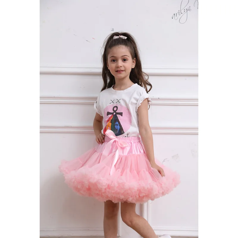 Girls Tulle Skirt Baby Children Clothes Tutu Pettiskirt Skirt Kids Clothes Princess Skirts Skirt For Girls Clothing 2-15 Years