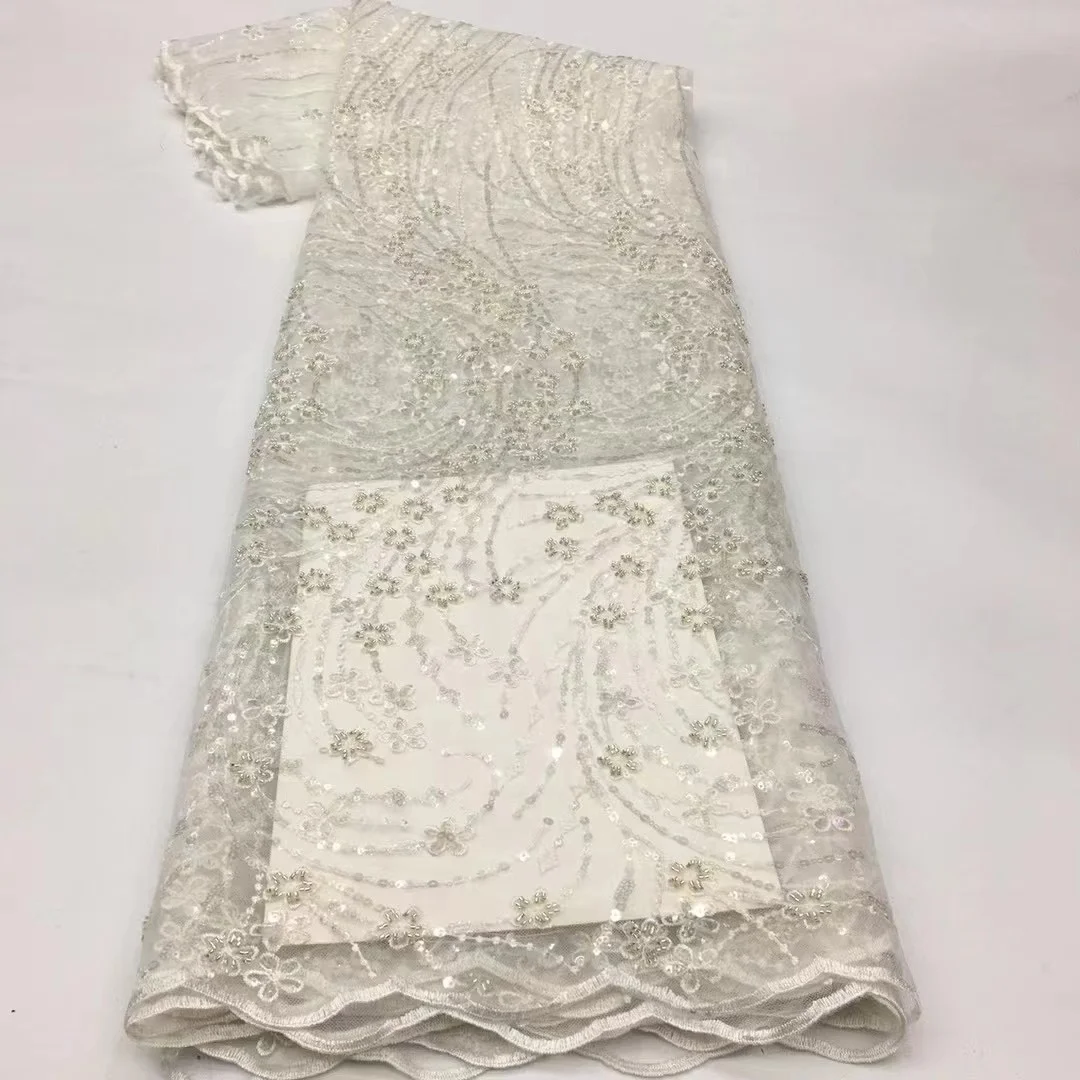 

Новейшие французские нигерийские кружевные ткани с блестками, африканская кружевная ткань высокого качества, вышивка, французское Тюлевое кружевное платье