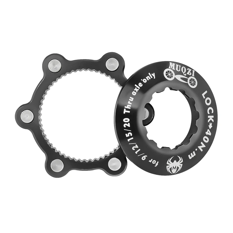 Adaptateur Rotor Centerlock Vers 6 Boulons Pour VTT - Alliage Aluminium Rouge - Compatible 44 Mm - 9