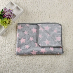 Cozy Dog Bed Mat: Soft, Warm Pet Cushion - 40 x 60cm (Pink Star)