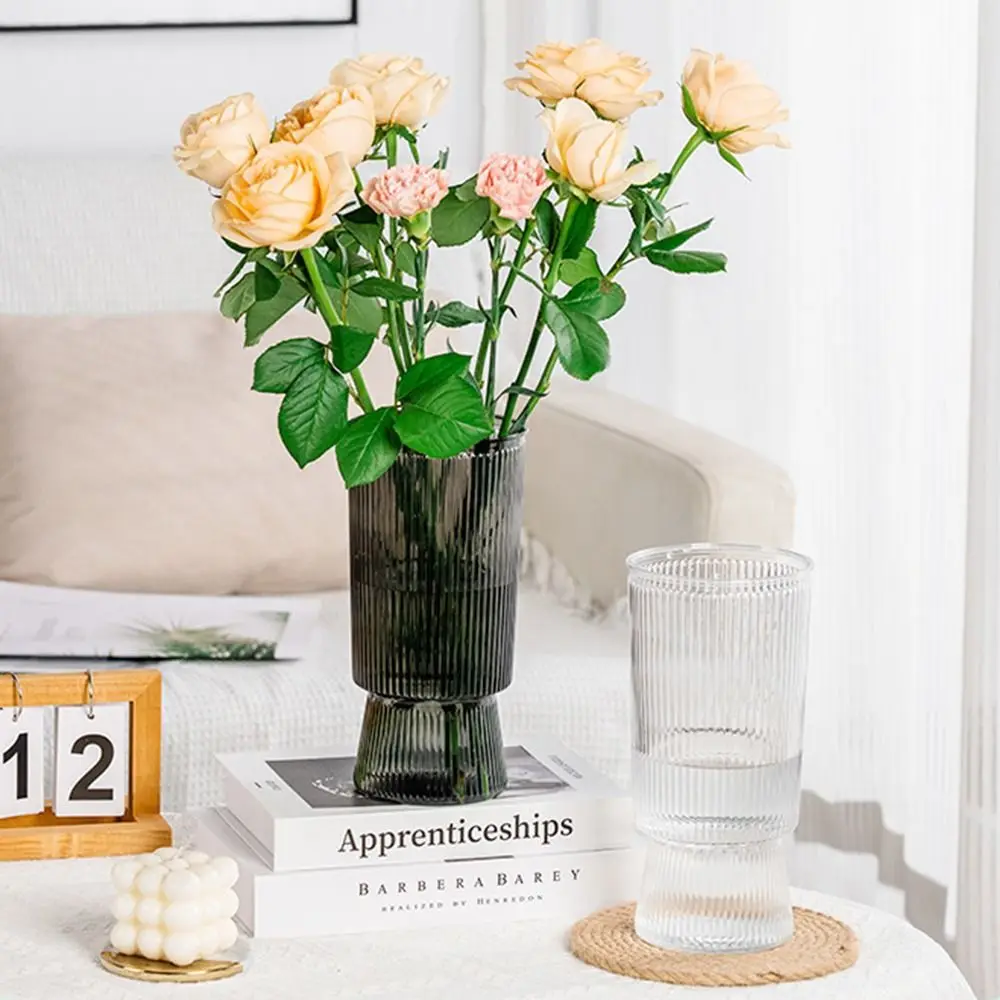 Flower Pot Self Watering Self-absorbing Transparent Vase Plastic Bamboo Planter Succulents Waterless Cultivation