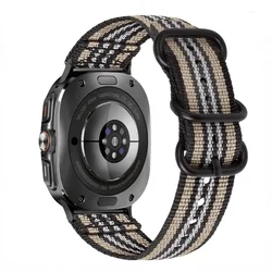Premium Nylon Sport Wristband for Smartwatches - Comfortable and Durable Strap (Colorful stripes)