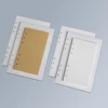 1 Pack A5/A6/A7 Refill Paper, 6 Holes Loose Leaf Paper, 6 Ring Notebook Planner Diary  Personal Organiser, 100 Sheets, 100 grams 3