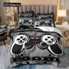 Gamer Bedding Sets for Boy Kid Gaming Duvet Cover Set Queen Video Games Comforter Cover,Playstation Designs Bed Set for Teen Men 1