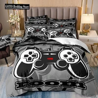 Gamer Bedding Sets for Boy Kid Gaming Duvet Cover Set Queen Video Games Comforter Cover,Playstation Designs Bed Set for Teen Men 1