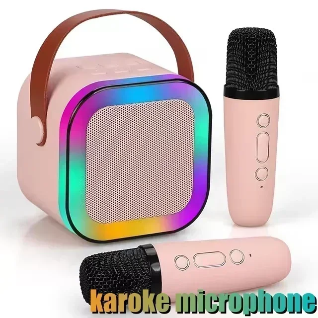Bluetooth Microphone Professional Bluetooth Gaming KTV Karaoke Microphone Noise Cancelling Live Streaming iPhone Samsung Laptop Speaker Device