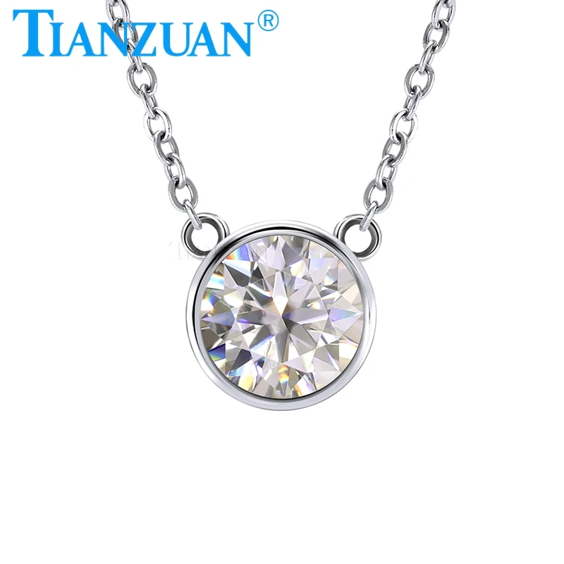 

Женская подвеска из серебра 925 пробы, VVS1 1CT