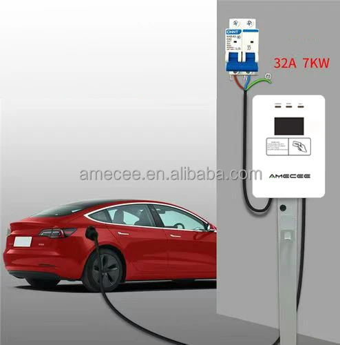 

New Energy Vehicle Parts & Accessories Ev Charger Wallbox Type 2 Electric Car Charging Stations Price