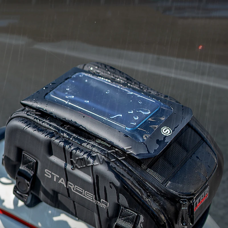 MOTORCYCLE BAGS Black Fuel Tank Bag Motorcycle Saddle Bag