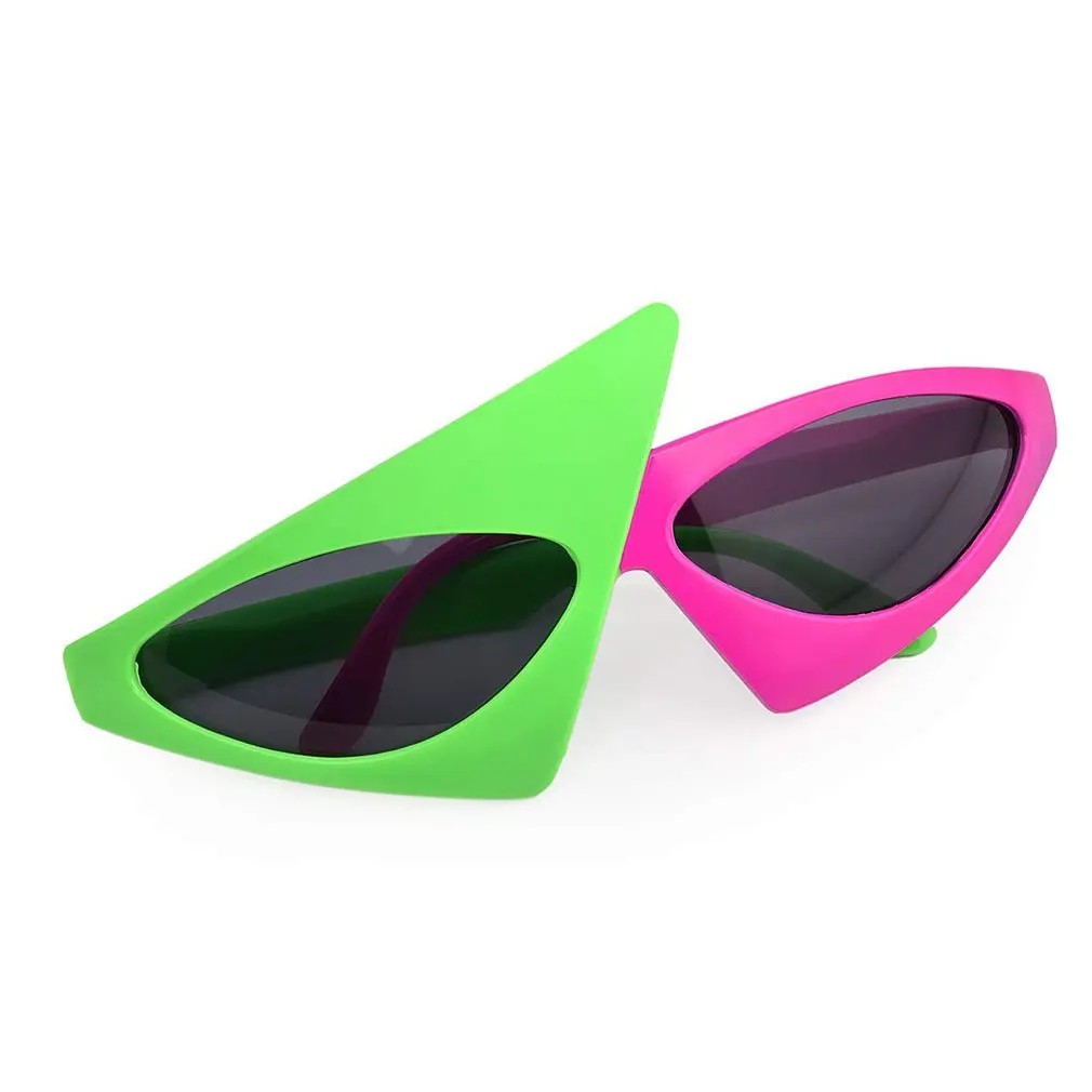 

Green Red Glasses Fancy Party Festival Sunglasses Hip Hop Unique Punk Roy Purdy Funny Shades 2021 Trending Product