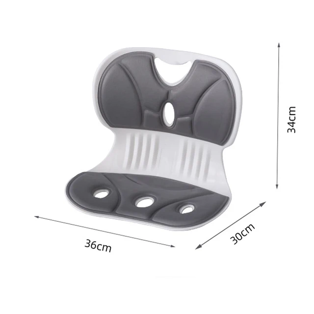 Chaise de coussin de siège pour adultes et enfants, soutien de la taille, chaise de protection de la colonne vertébrale, position assise longue, pas THbf 6