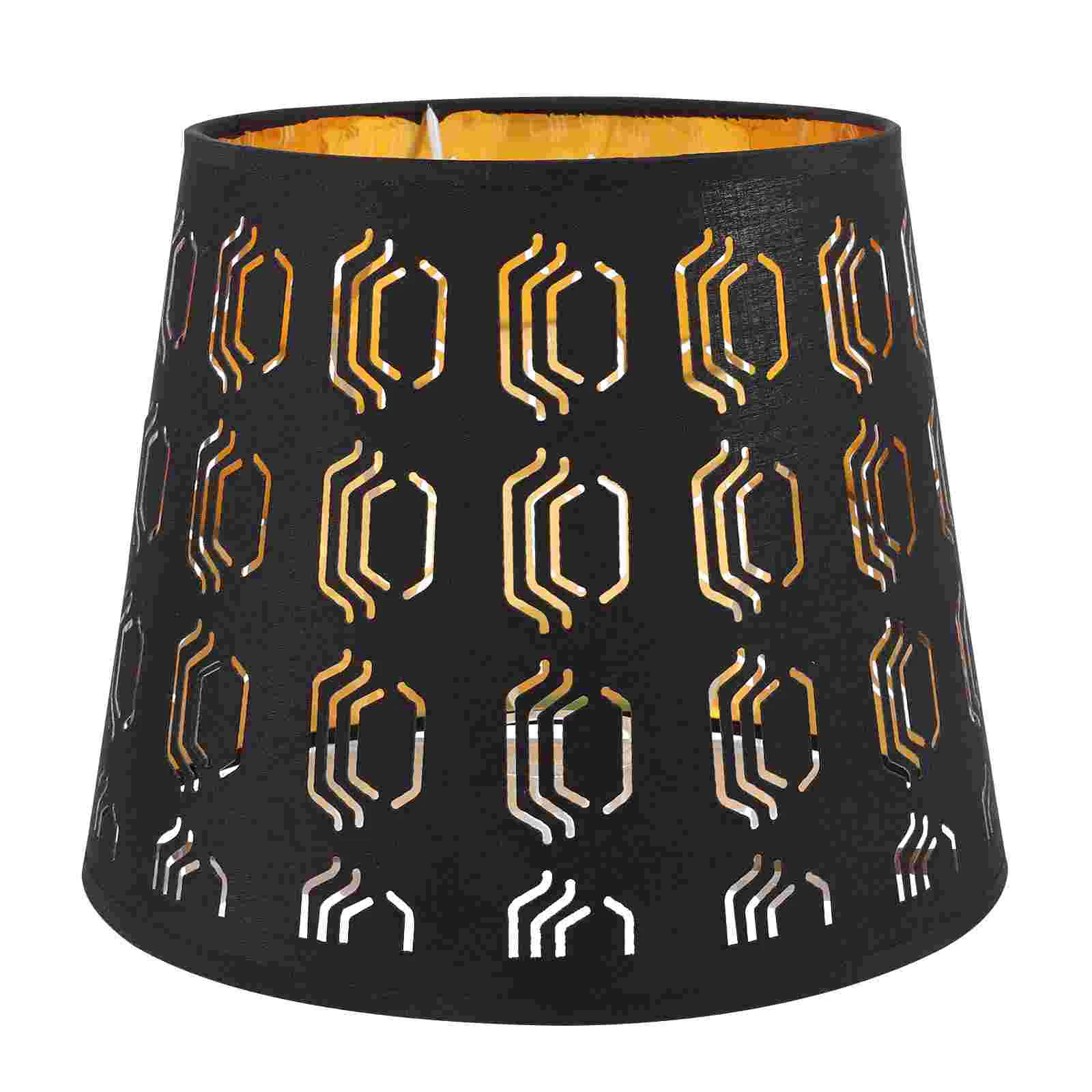 

Fabric Hollow Lamp Shade Creative Desktop Lampshade for Home Hotel Office