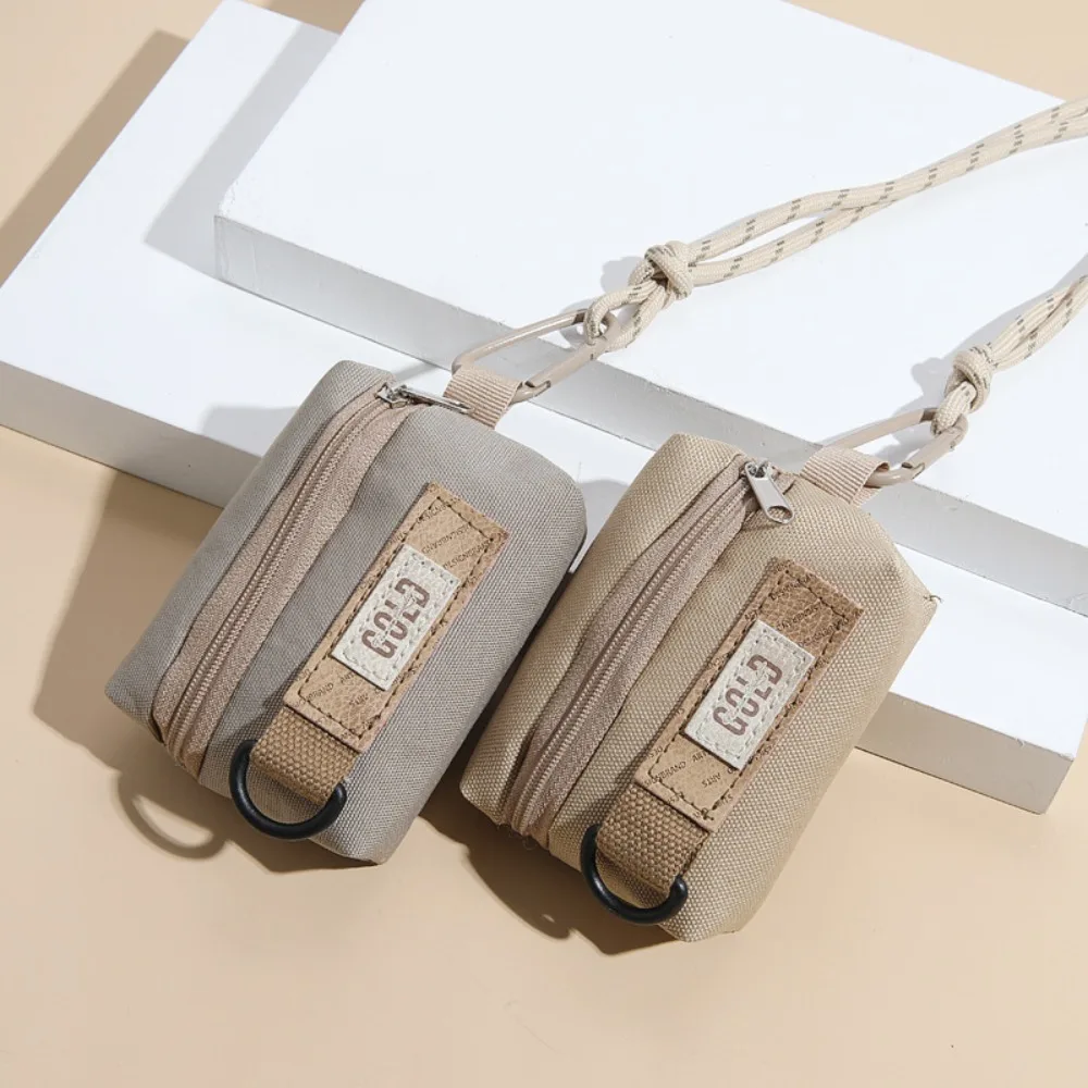 Mini Coin Purses Men Women Couples Crossbody Bag Portable Wallets Earphone Key Storage Bag Shoulder Bags Casual Purses