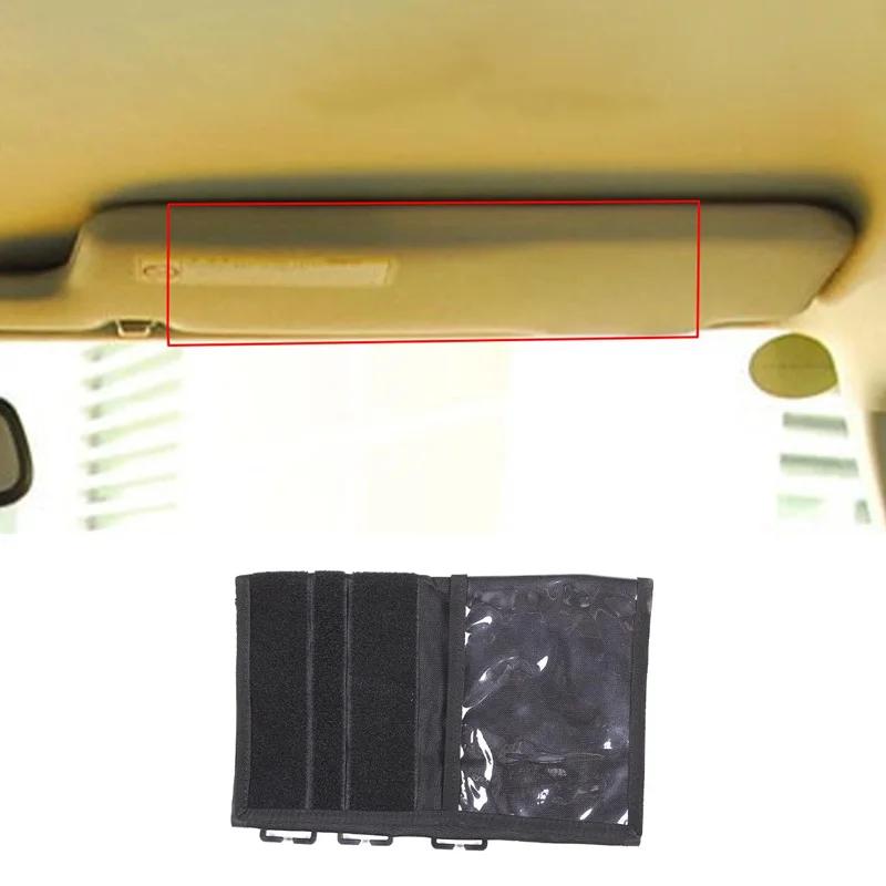 Per Il 2007-2021 Toyota Fj Cruiser Black Car Styling Car Multi-Function Parasole Multi-Port Storage Bag Accessori Per Interni Auto