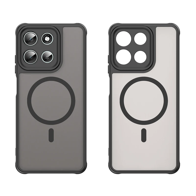 Magnetic Translucent Frosted Matte Waterproof Protective Phone Case