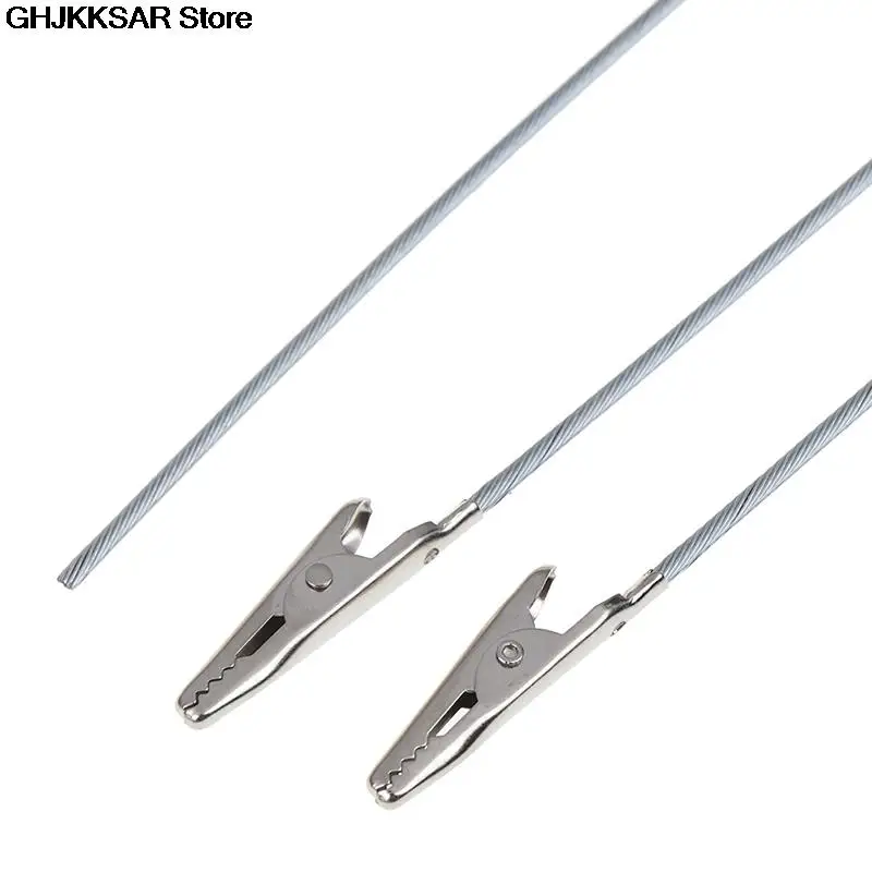 10pcs Non-insulated Alligator Clips Metal Electric Test Crocodile Clip Clamps Alligator Clip Wire Rope In Clips NEW alligator clips alligator clip adapter