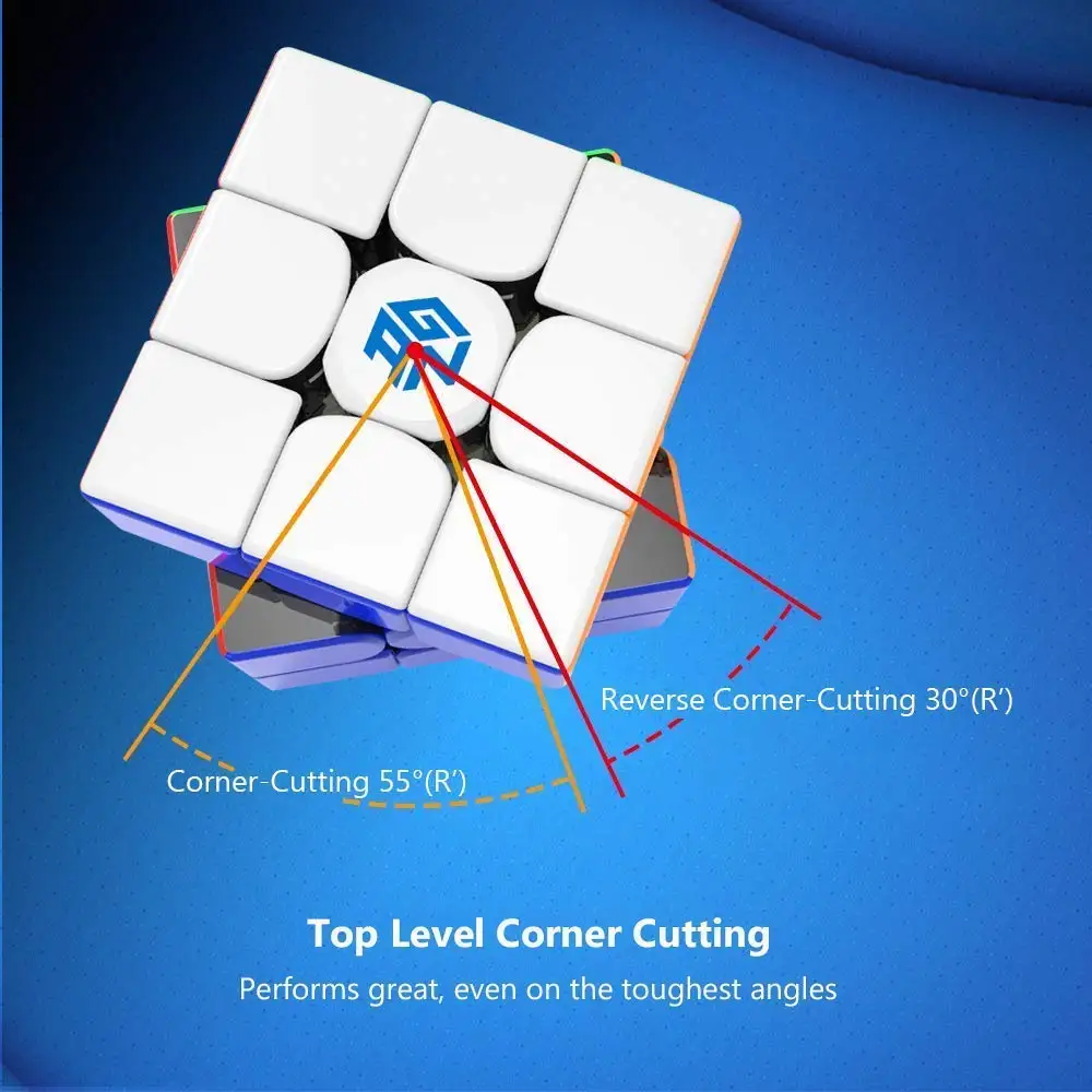 GAN 356 RS 3X3 Magic Speed Cube Stickerless Professional Fidget Toys Cubo Magico Puzzle