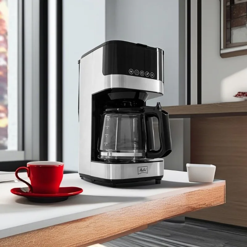 Melitta Aroma Tocco Glass Drip Coffee Maker Programmable Coffee Machine Glass Carafe Coffee Pot 5