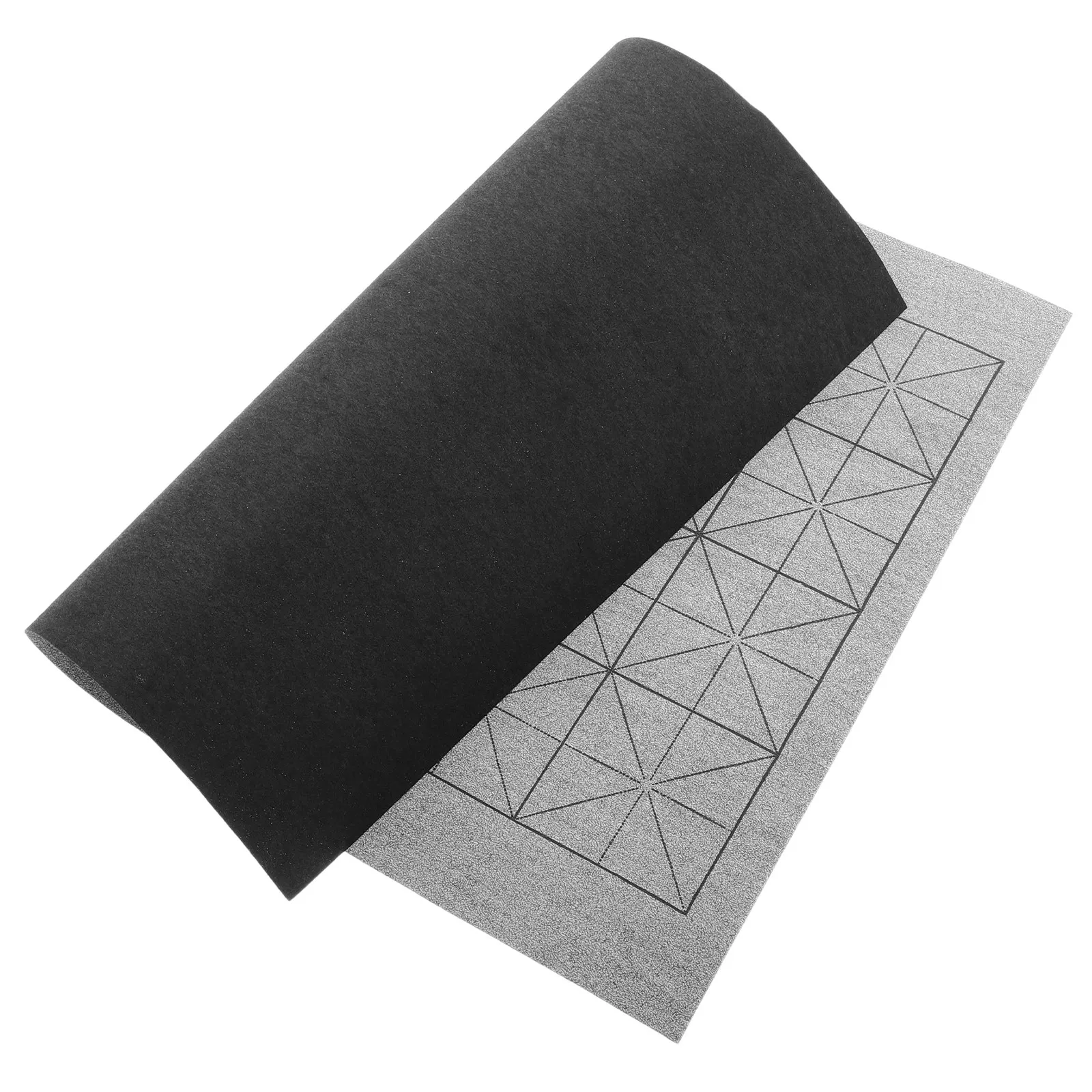 6장 재사용 가능한 물 종이 중국 서예 쓰기 천 두꺼운 누수 방지 디자인 초보자 학생을 위한 명확한 그리드 라인