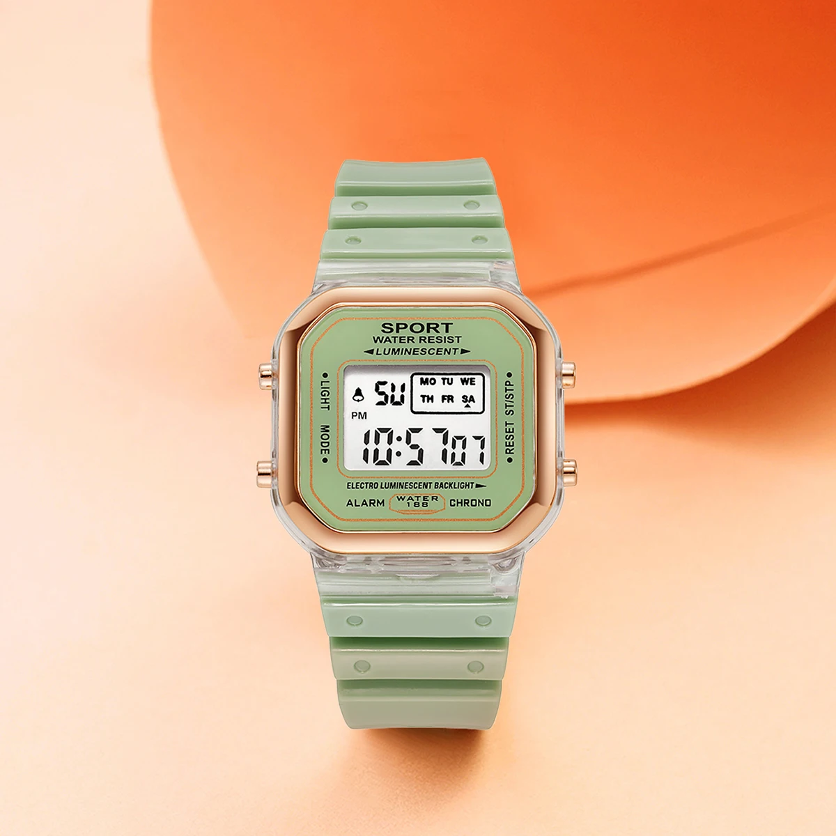 New Children's LED Digital Watch Student Multi functional Outdoor Sports Watch Minimalist Men's and Women's Electronic Watch 2