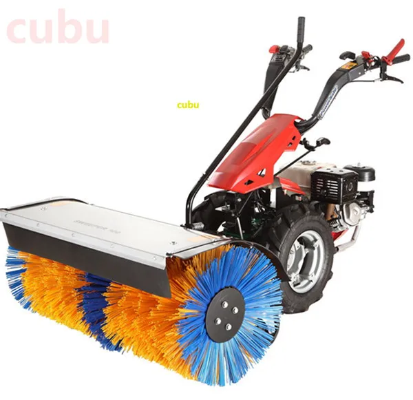 

factory hot selling Hand Snow Sweeper Walk Behind Snow Power Sweeper Machines Snow Thrower Plow small road