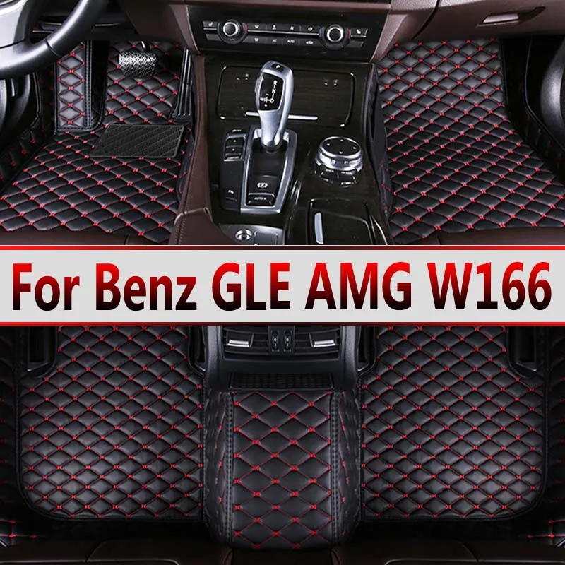 

Car Floor Mats For Mercedes Benz GLE AMG W166 53 63 63S 2015 2016 2017 2018 Custom Foot Pads Carpet Cover Interior Accessories