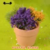 5Pcs Artificial Flower Cluster Mini Bush Potted Plant Scenery Moss Bonsai Landscape Garden Decoration Model Railway Accessories 6