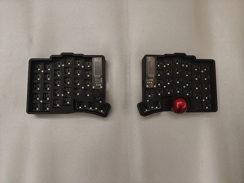 ussy21106 無線Keyball Keyball spilt keyboard, 39/44/61 keys layout with trackball, wired