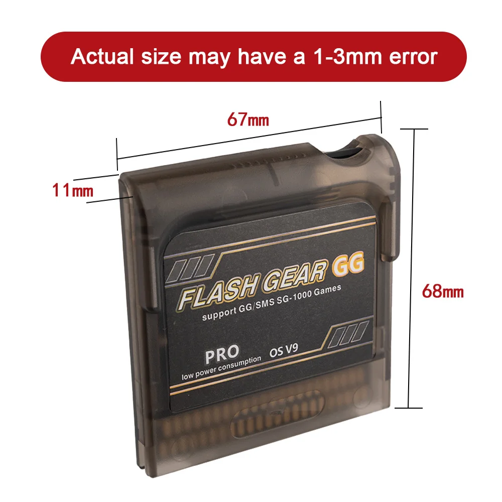 Cartuccia di gioco EVERGame FlashMaster con scheda TF da 8 GB - oltre 600 giochi precaricati per console Sega GG - immagine 4