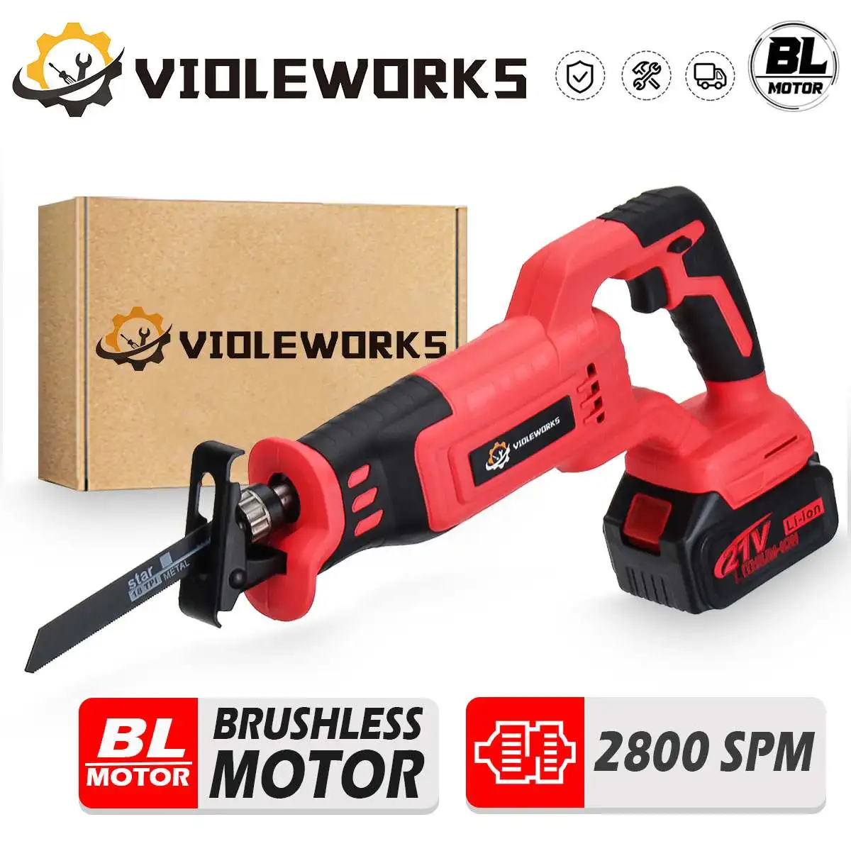Electric Reciprocating Saw Reciprocating Saw 18v Battery Blades
