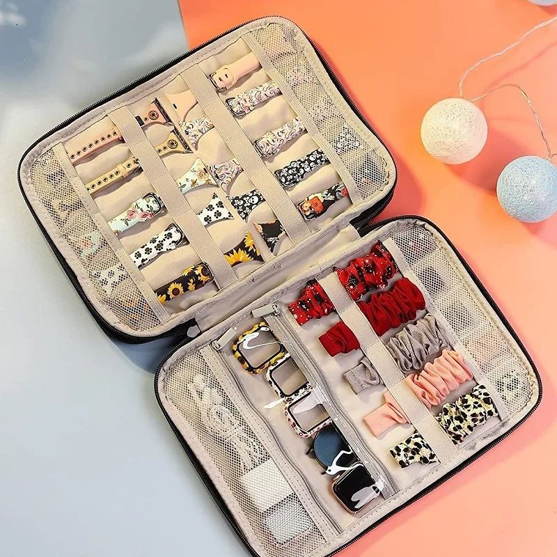 حزام الساعة المنظم حالة السفر ساعة ذكية حزام المعص...