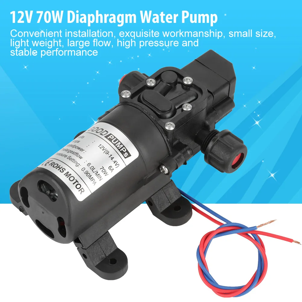 AISITIN12V70W6LMINElectricWaterPumpMicroHighPressure