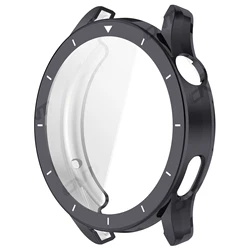 Full Coverage Soft TPU Screen Protector Case for Xiaomi Watch S5 46mm (Gun Color)