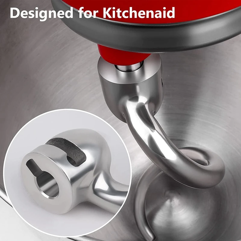  Spiral Dough Hook for Kitchenaid Bowl-Lift Stand Mixer 6qt - Kitchenaid  Dough Hook Attachment Professional 6, Coated Metal Kitchen Aid Dough Hooks  6 Qt, KV25G0X KV25G8X KV25H0X KP26M1X KP26M8X: Home 