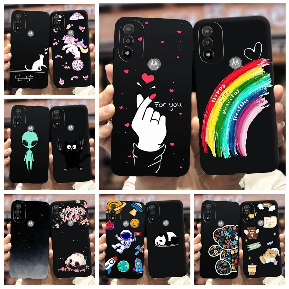 Per Motorola Moto E20 Custodia Moto E30 Cute Cartoon Cover Custodia Morbida In Silicone Per Motorola E20 E30 Motoe20 Motoe30 Cover Coque