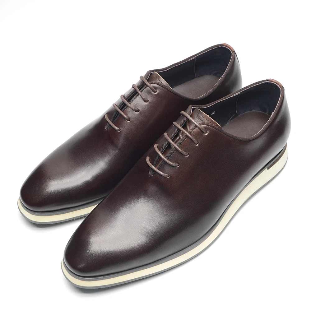 Men's Cowhide Leather Lace Up Shoes