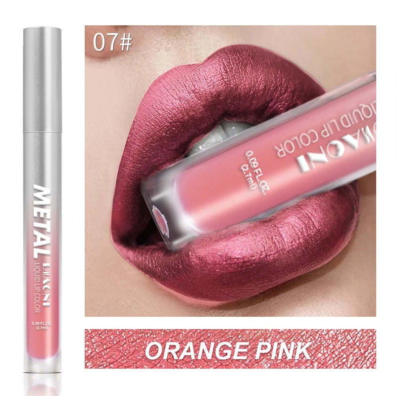 Liquid Lipstick Diamond Metallic Shine Pearlescent Glitter Gloss_voghion.com