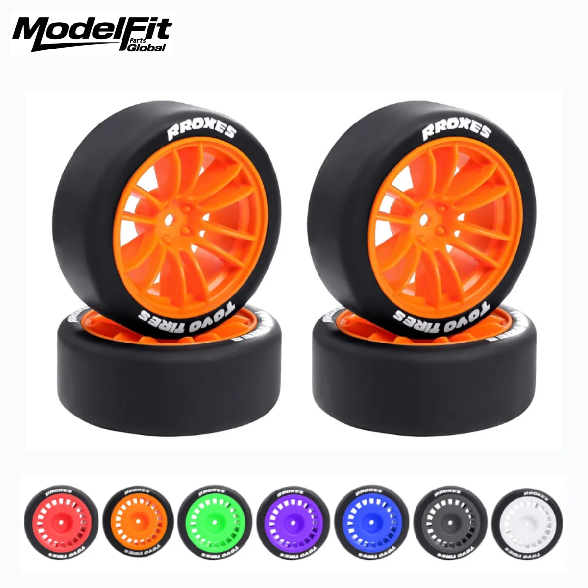 4 Stück 12mm Hex 66x26mm Harte Drift-Reifen Räder für 1/10 RC Drift-Auto On-Road Tamiya TT01 TT02 XV01 PTG-2 Kyosho HPI HSP