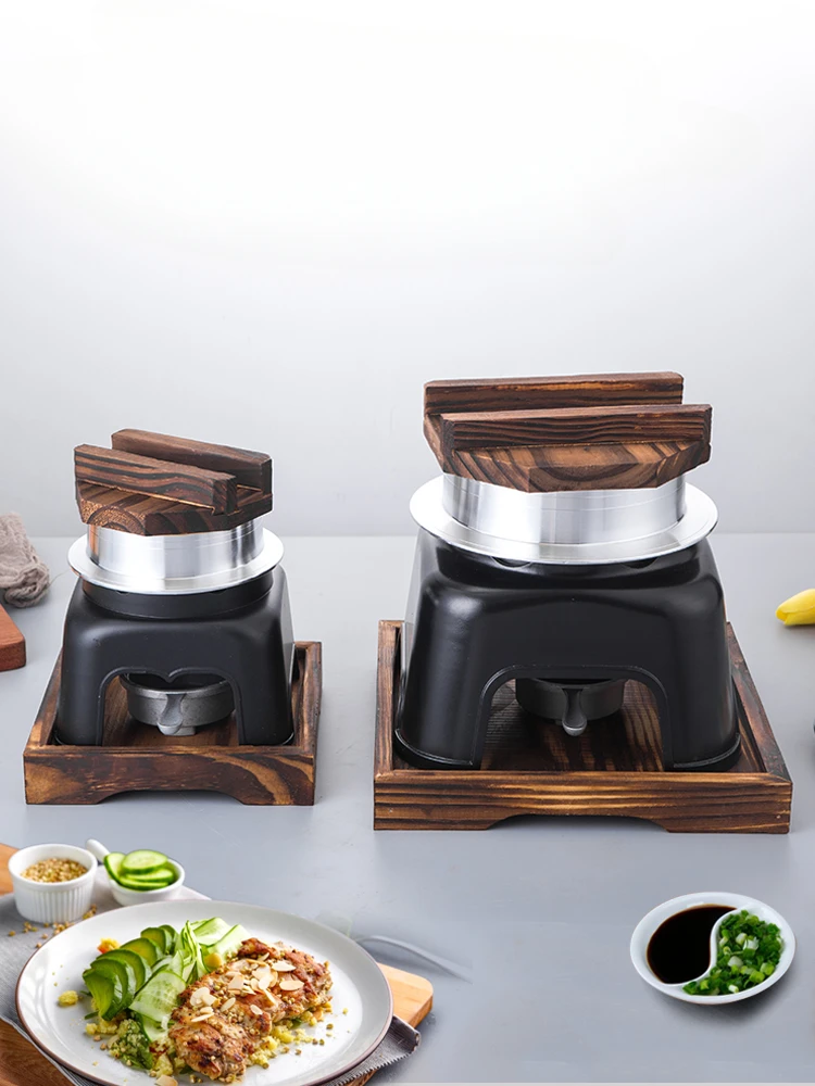 

Outdoor Japanese Japanese-style alcohol stove oolong aluminum alloy rice steamer cooker artifact rice blower clay pot