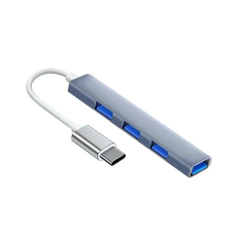 USB C HUB 2.0 Type C 4 Port Multi Splitter Adapter OTG 4Port USB Hub