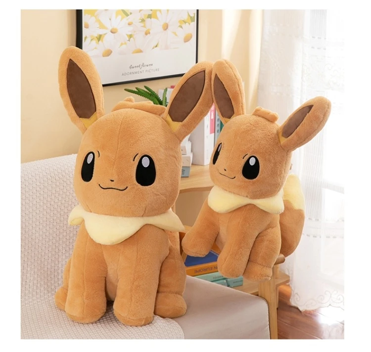 Plush Pokemon Eevee Pillow Anime Pokemon Pikachu 70cm