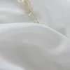 Fonflora White Chiffon Tulle Curtains for Living Room Solid Window Curtain Sheer Voile Organza Shades for Bedroom Decoration 5