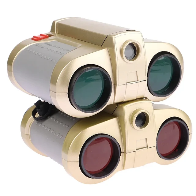 4x30 Binocular Telescope Night Vision Viewer Surveillance Spy Scope Pop-up  Light Green Film Focusing Kids Toys Telescope - AliExpress