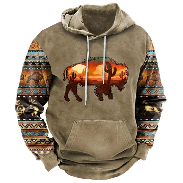 

Vintage Cow Autumn Sweatshirt 3D Print Hoodies Loose Men/WOMEN Hoodie Holiday Kids Hoodie Long Sleeve Coat Men Clothing