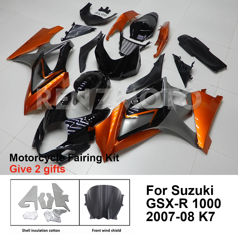

Motorcycle Fairing Set Body Kit Plastic For Suzuki GSXR GSX-R 1000 2007-08 K7 Accessories Injection Bodywork S1007-118a