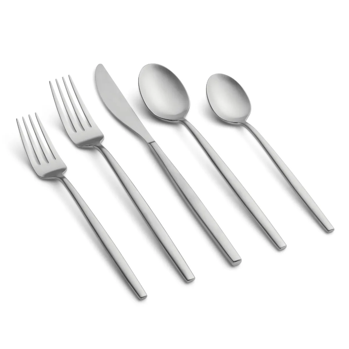 

Kiki Satin Forged Stainless Steel 20-Piece Flatware Set (Service For 4)