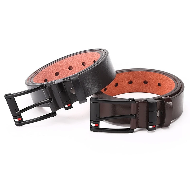 VOOTHOST 3,5CM Wysokiej Jakości Skórzany Pasek Męski Casualowy Klamra Ze Stopu Biznesowy Męski Pasek Do Jeansów Paski Kowbojskie VB222_voghion.com