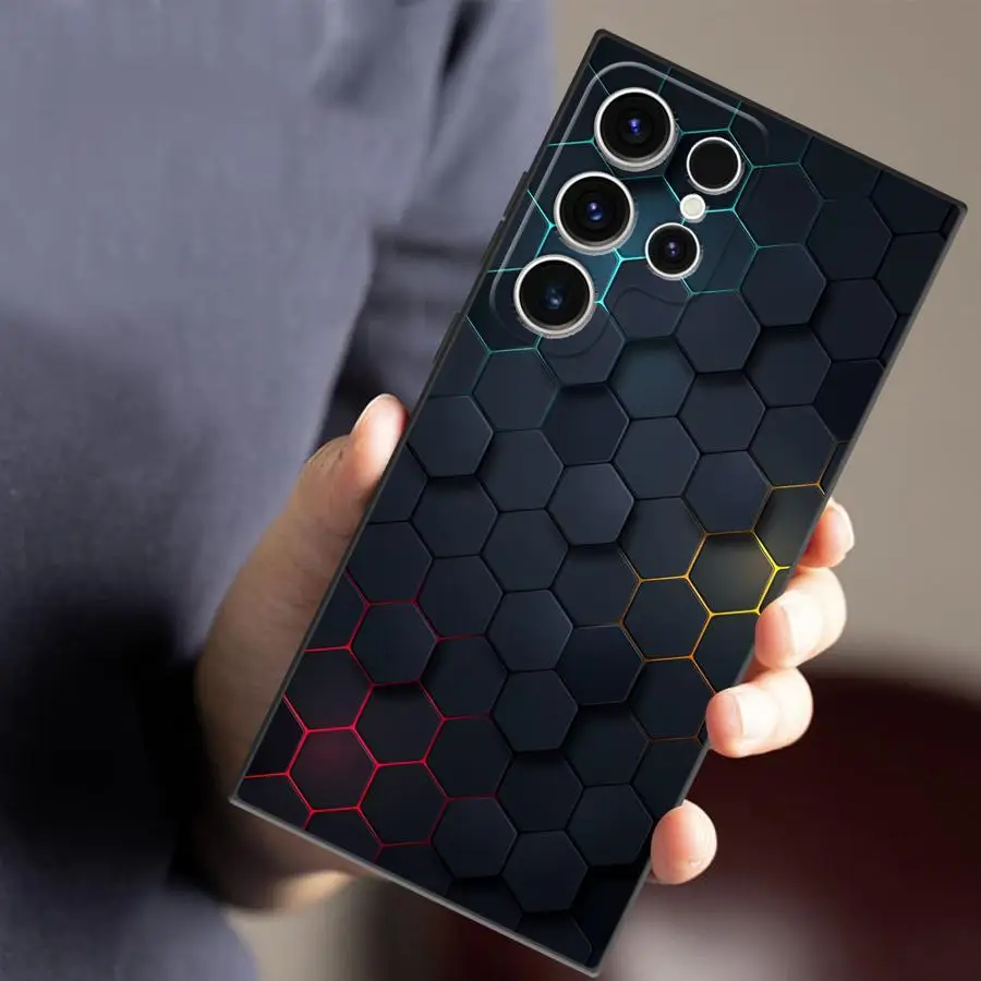 Carbon Fiber Silicone Phone Case - Sleek and Durable Protection
