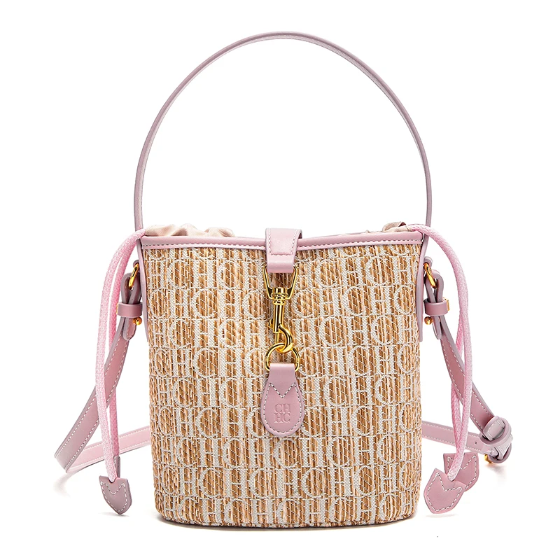 CH صيف جديد PP العشب المنسوجة حقيبة يد عطلة حقيبة...